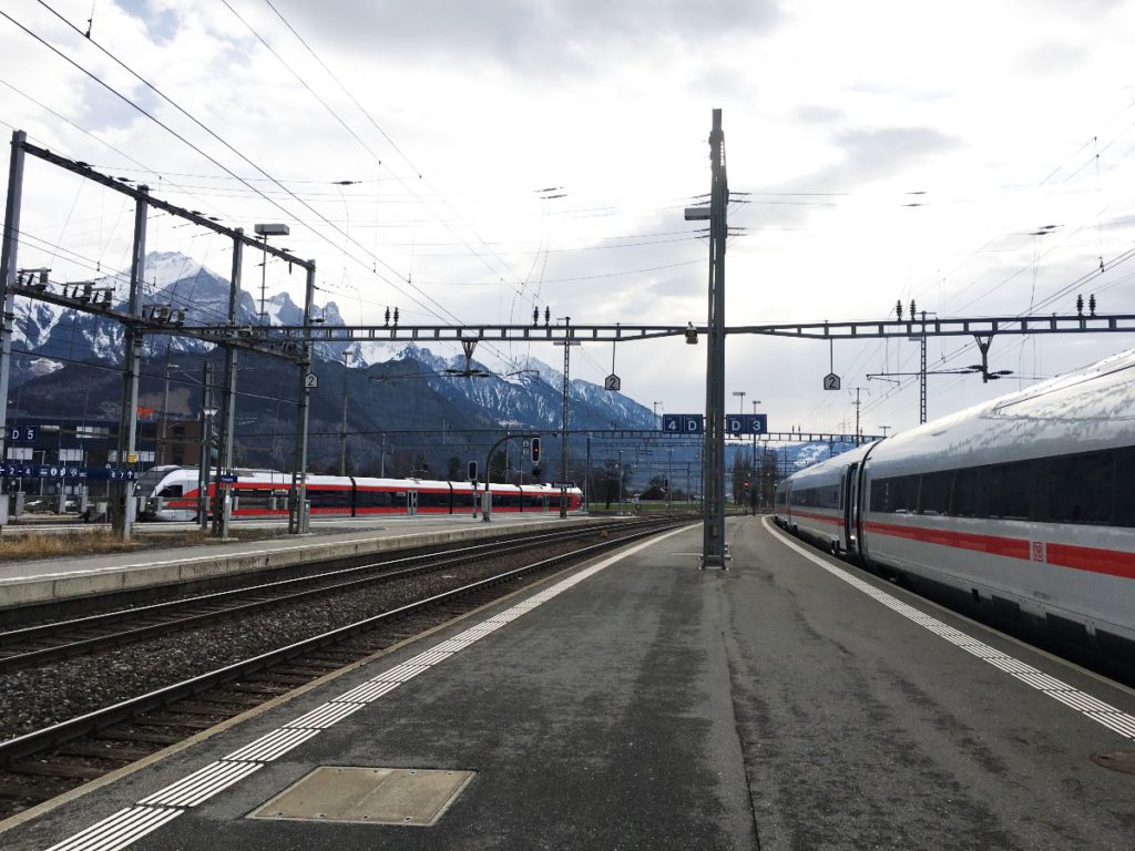 Sargans train station, Switzerland