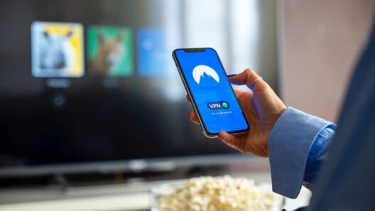 vpn nordvpn movie popcorn phone