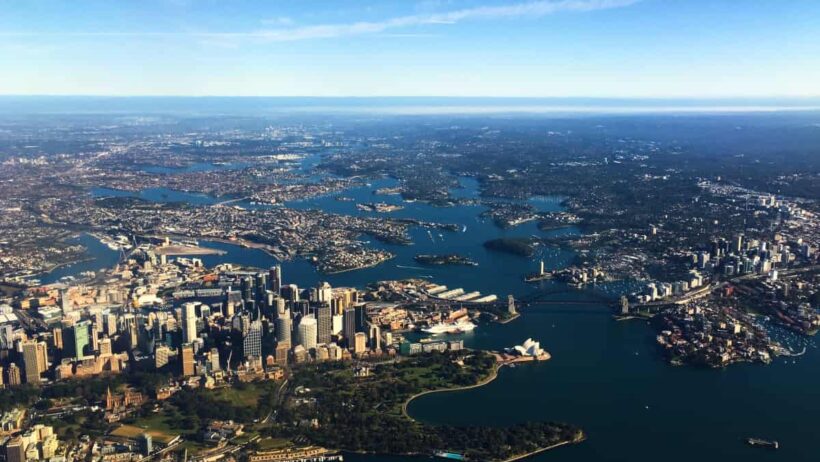 Sydney from the air