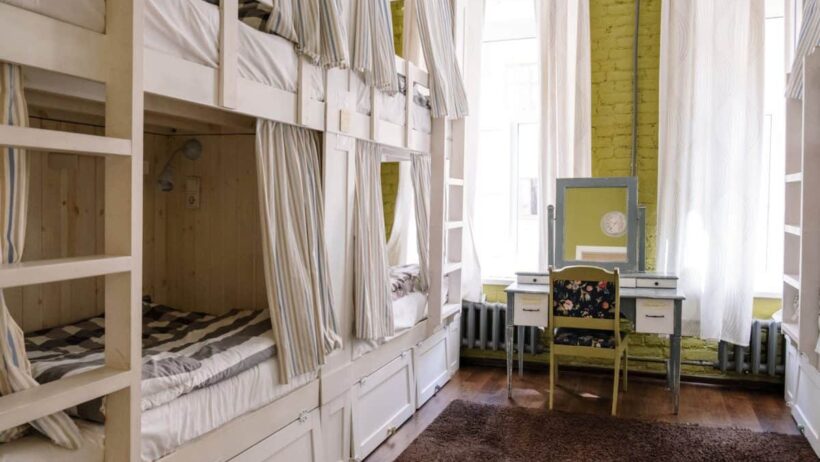 youth hostel dorm room
