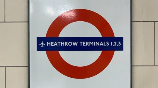 London Heathrow tube station