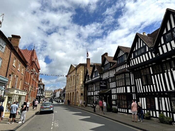 Stratford-upon-Avon, a town in England