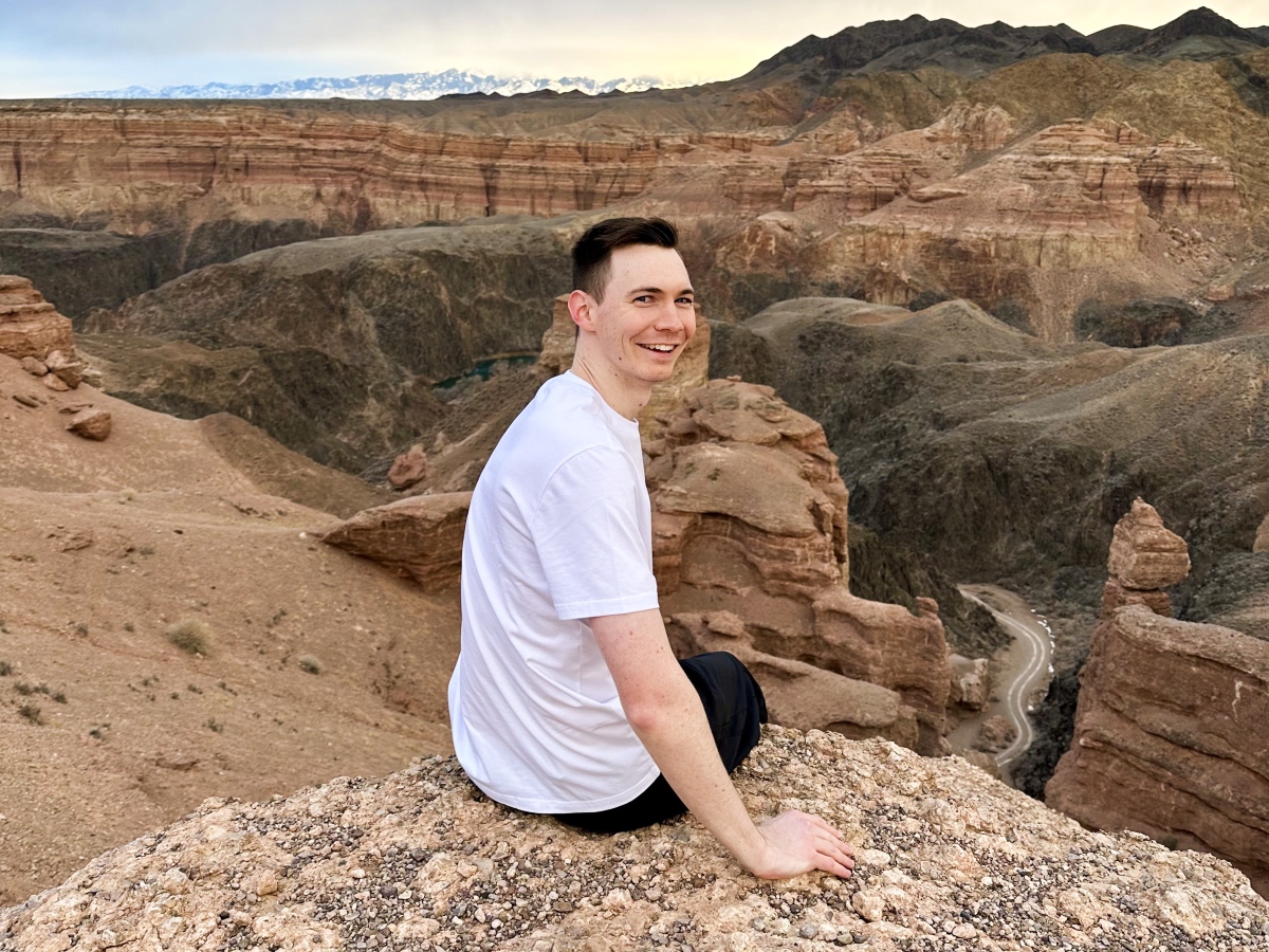 Matt at Charyn Canyon