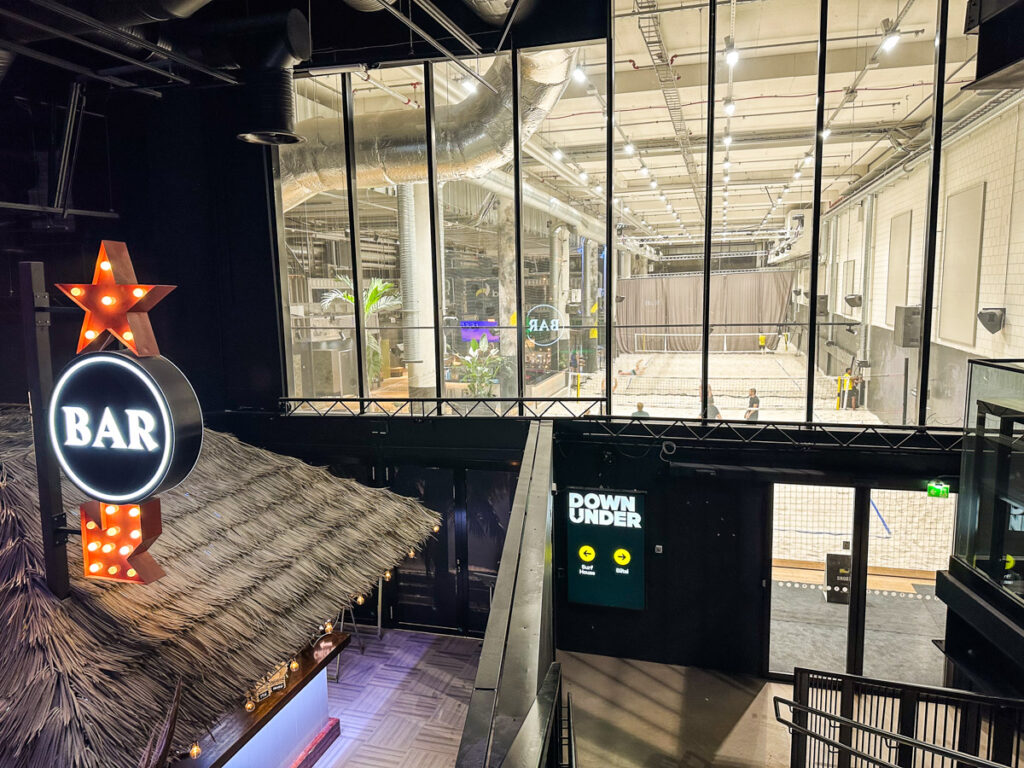 Beach volleyball in Down Under at Mall of Tripla, Helsinki