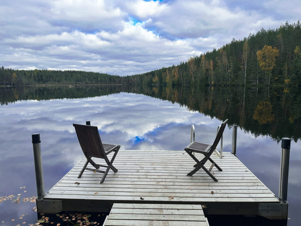 A beautiful lake in eastern Finland