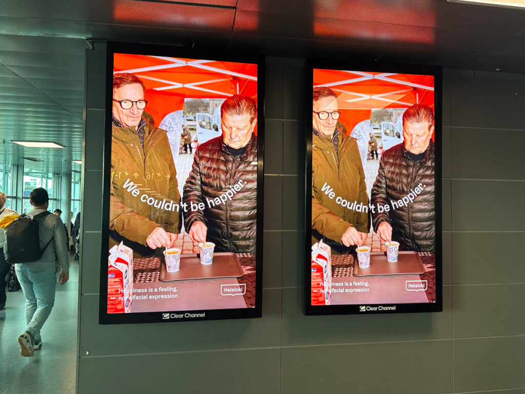 The Finns make fun of how (un)happy they appear.