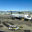 An Air Canada Boeing 787 at Vancouver Airport (YVR)