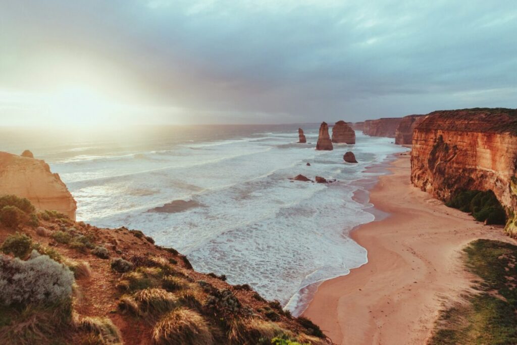 Twelve Apostles at the Great Ocean Road in Victoria, Australia