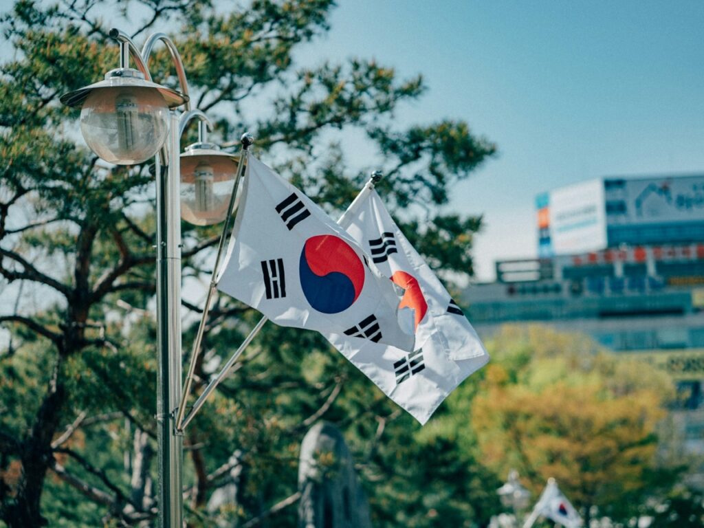 South Korean flags in Bucheon